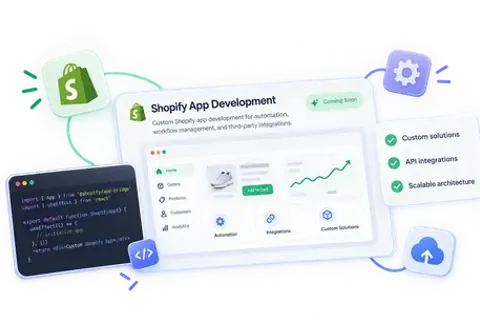 Shopify App Development illustration