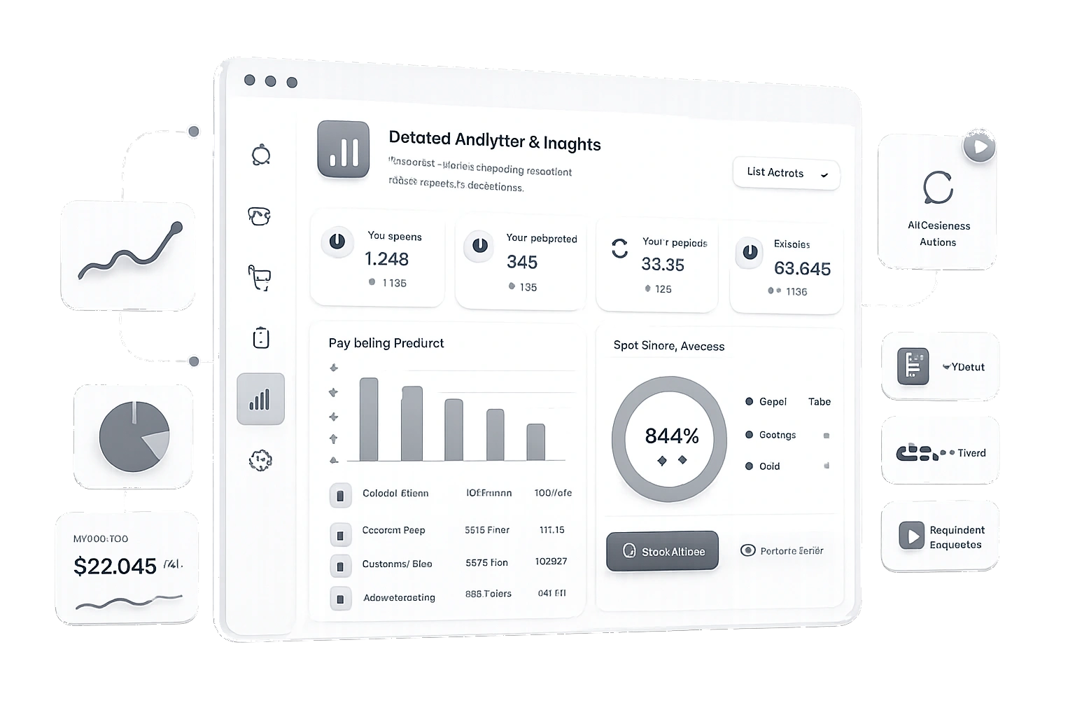 Detailed analytics and insights dashboard